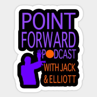Point Forward Podcast Logo Sticker